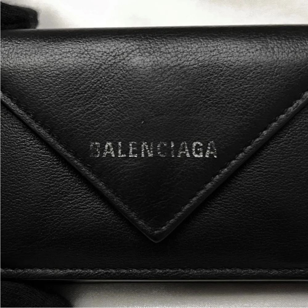 Balenciaga Black Leather Wallet - Picture 2 of 9
